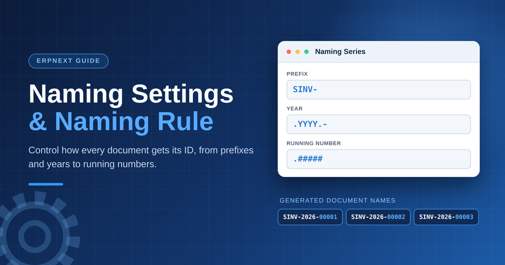 Naming Settings and Naming Rule - Cover Image